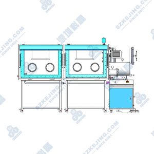 雙節雙面四工位手套箱